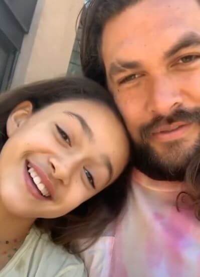 Lola Iolani Momoa with her father Jason Momoa spending quality time.